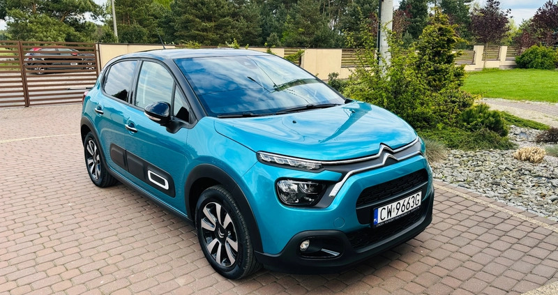 Citroen C3 cena 61900 przebieg: 11535, rok produkcji 2023 z Włocławek małe 742